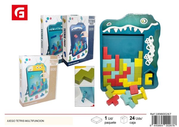 Juego Tetris multifuncional - Juguete educativo para desarrollar habilidades lógicas