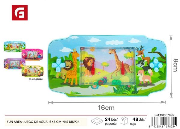 Juego de agua 16x8 cm 4 modelos 24 unidades FUN AREA - Diversión acuática para los niños