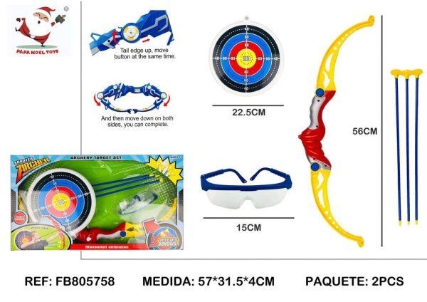 Juego de arco y flechas - Juguetes de puntería