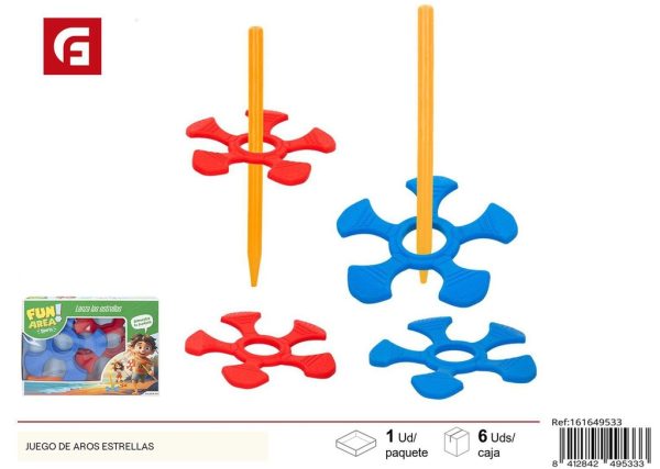 Juego de aros estrellas - Juguetes de verano