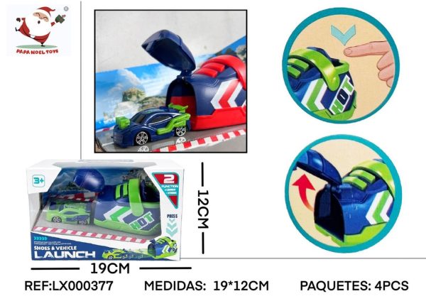 Juego de coche catapulta - Juguetes de transformación