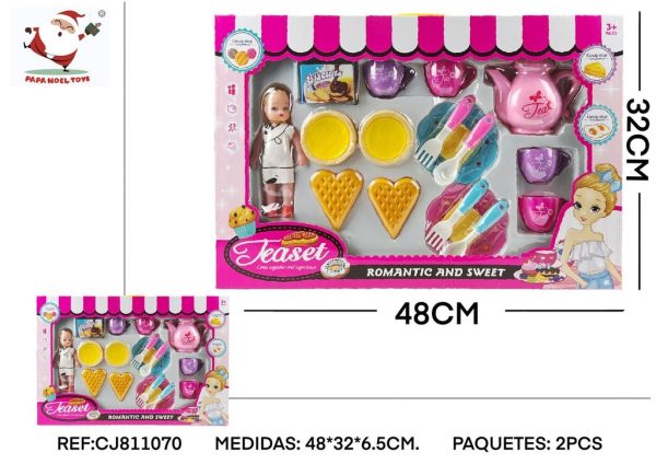 Juego de té para niños- Juguetes de cocina y accesorios