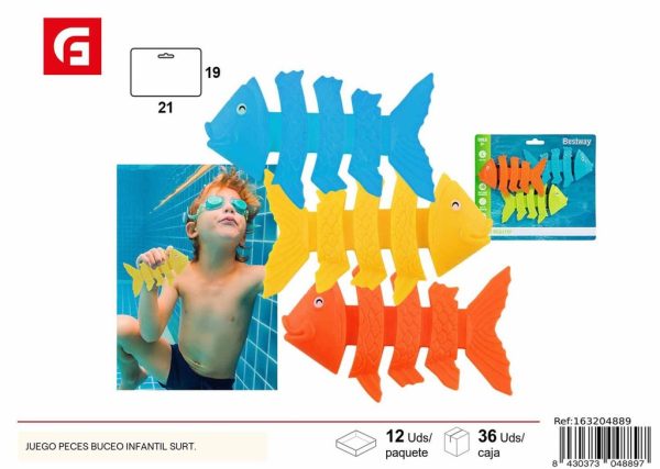 Juego peces buceo infantil surtido - Juguetes de verano