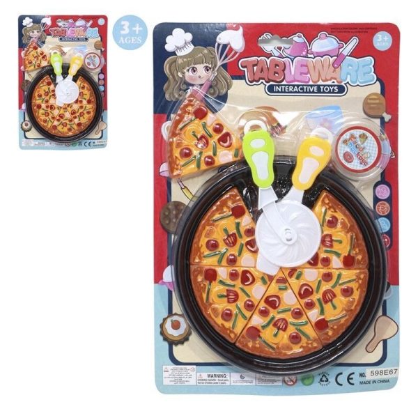 Juguete Set de pizza 10 piezas - Juguetes de cocina
