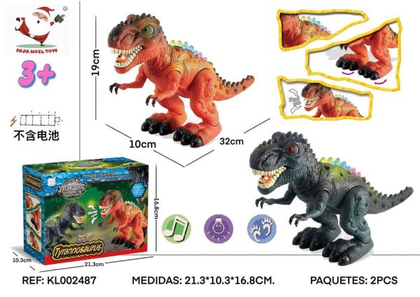 Juguete Tyrannosaurus Rex multifuncional - Dinosaurio animado para disfrutar