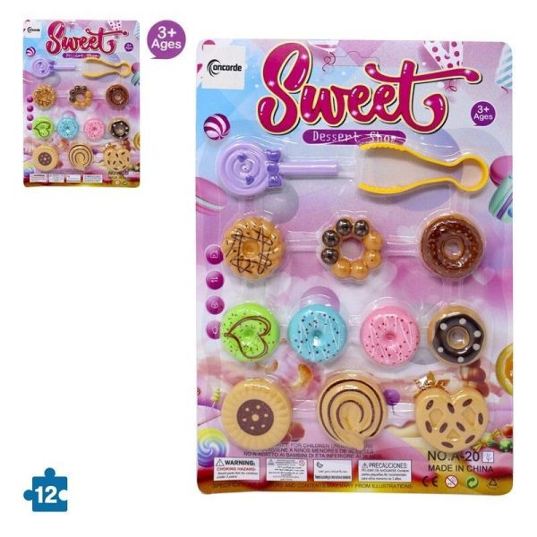 Juguete blister de dulces 12 piezas - Accesorios para jugar