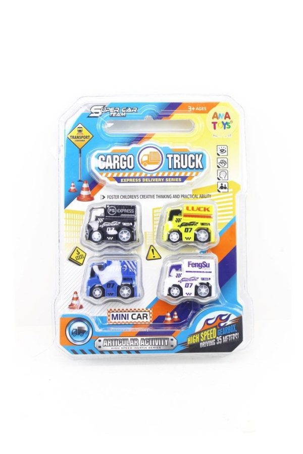 Juguete de coches 4 pcs 27X21 - Juguetes para niños - Imagen 3