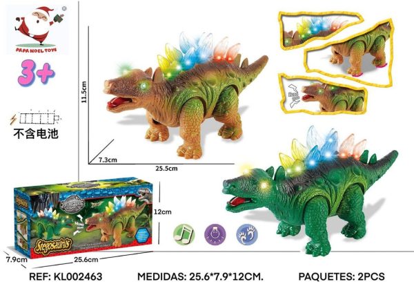 Juguete estegosaurio multifuncional - Juguetes dinosaurios