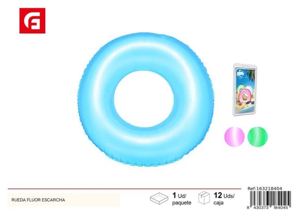 Juguete hinchable rueda fluor escarcha - Diversión en el agua