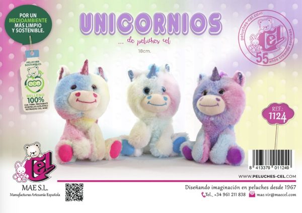 Juguete infantil - Gatito 20 cm 3 colores