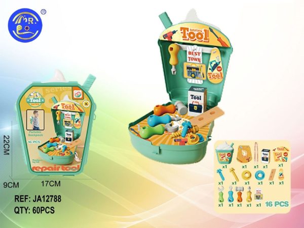 Juguete infantil - Maletín de herramientas - Bolsa de almacenamiento para niños (60) YL518-6