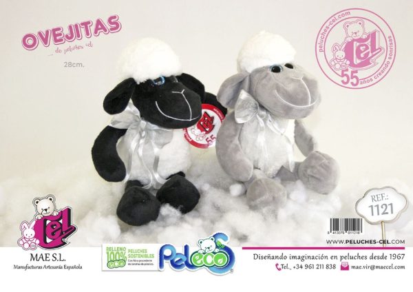 Juguete infantil - Ovejitas 28 cm (2 colores)