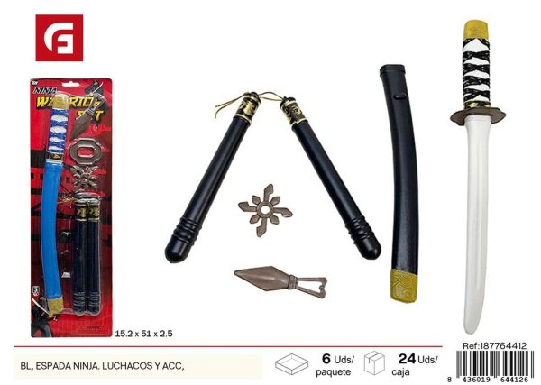 Juguete ninja + accesorios - Lucha y acción - Artículos de verano