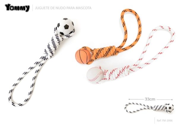 Juguete nudo de mascotas 33cm - Juguetes para mascotas