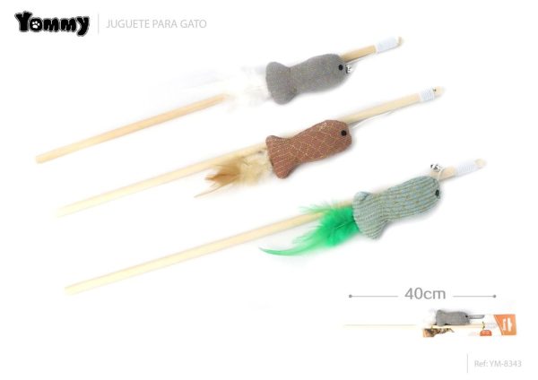 Juguete para gato 40cm - De estimulación y entretenimiento - Imagen 2