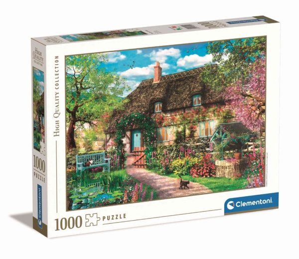 Juguete para niños - Puzzle 1000 “Cottage viejo” - Clementoni