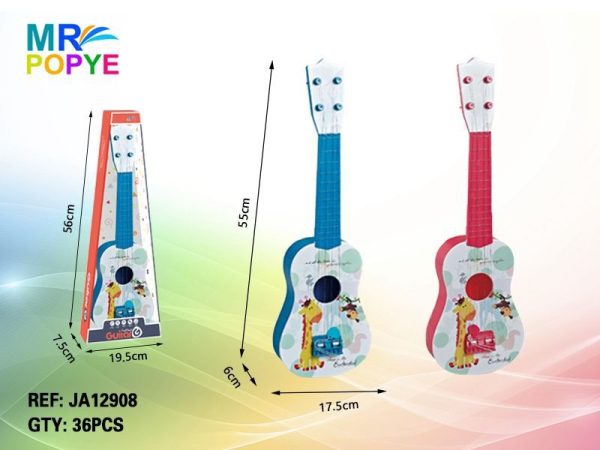 Juguete para niños - Ukelele infantil de 21" tipo jirafa (36) - Musical - Imagen 2