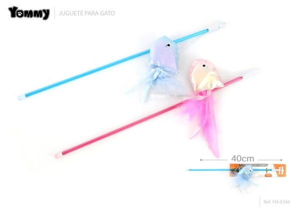 Juguete pez para gato 40cm - De estimulación y entretenimiento