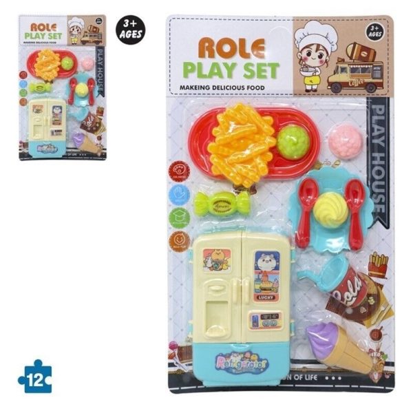 Juguete set cocina blíster 12 piezas - Accesorios de cocina para niños