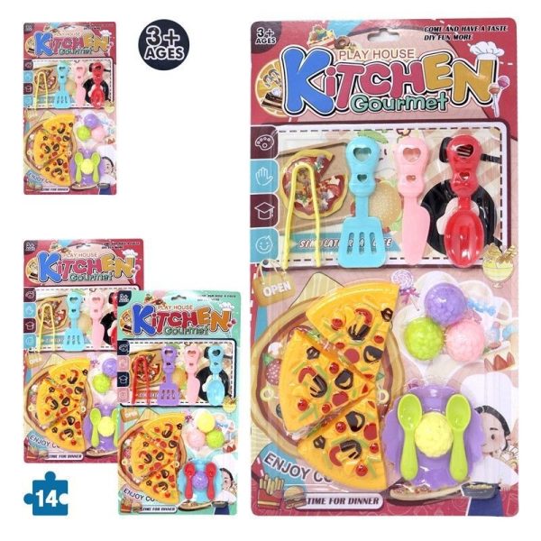 Juguete set cocina blíster pizza surtido - Juguetes de cocina para niños