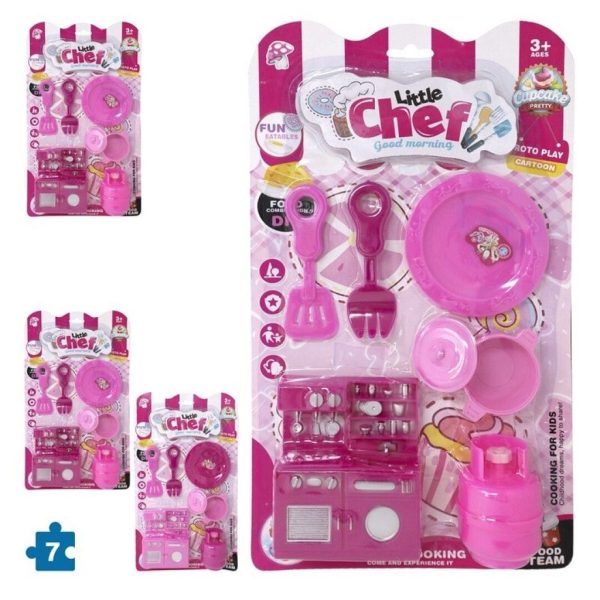Juguete set de cocina 7 piezas - Artículos para niños