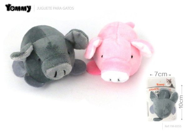 Juguetes cerdo vibrador para gatos 10*7 cm - Juguetes para mascotas