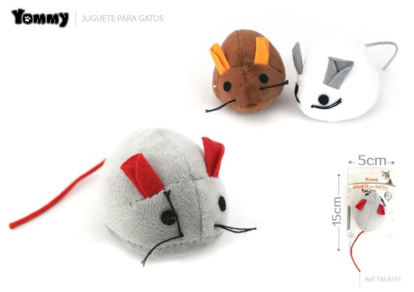 Juguetes ratón vibrador para gatos 15*5 cm - Juguetes para mascotas