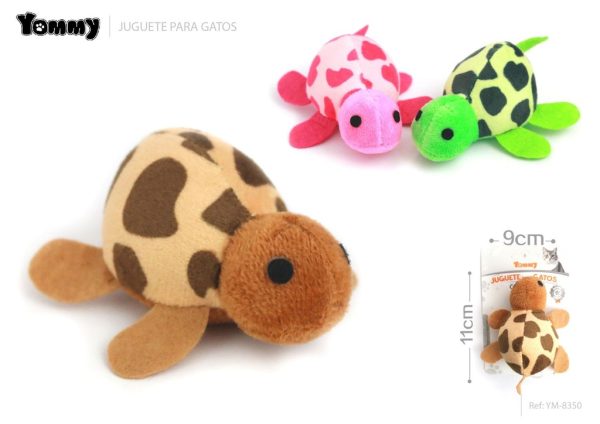 Juguetes tortuga vibrador para gatos 11*9 cm - Juguetes para mascotas