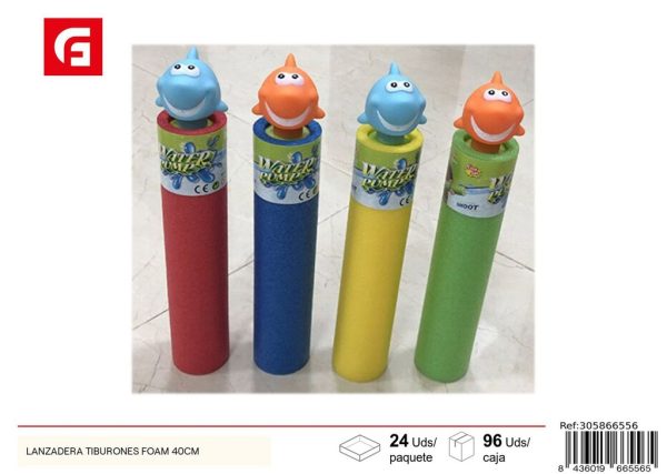 Lanzadera tiburones foam 40 cm - Juguetes acuáticos
