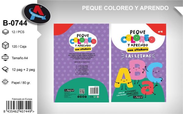 Libro de colorear y aprender - Material escolar - Imagen 2