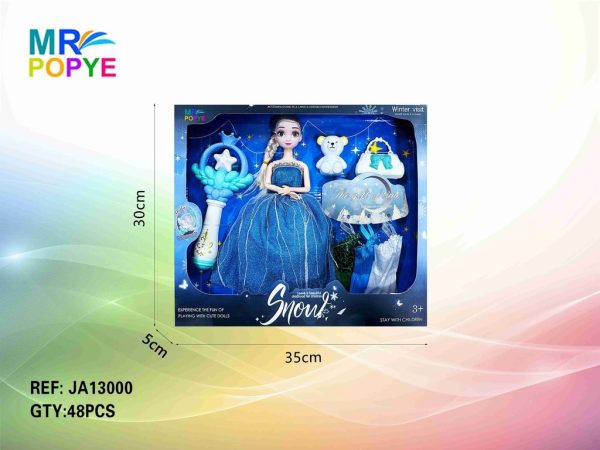 M muñeca Elsa de vuelta en forma de pastel de 11.5 pulgadas - Línea de muñecas