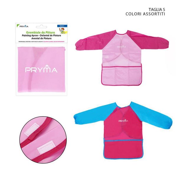 Mandil infantil talla S rosa - Material artístico