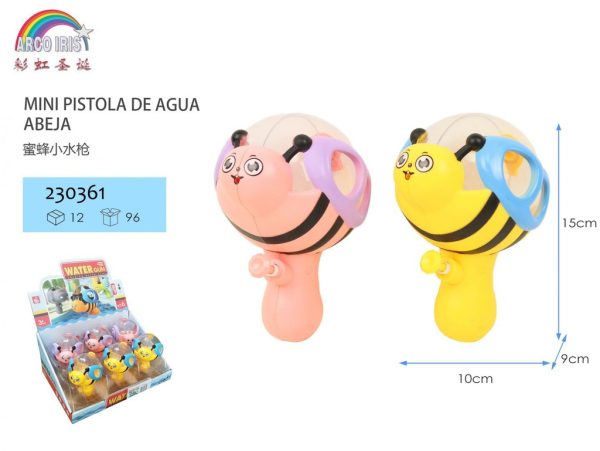 Mini pistola de agua abeja  para juegos de verano