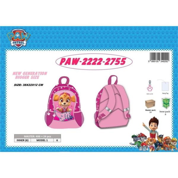 Mochila PAW PATROL grande 38X22X12 - Mochilas