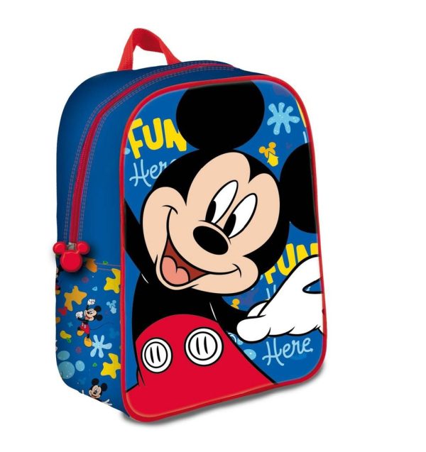 Mochila mediana 3D Mickey Mouse - Mochilas infantiles