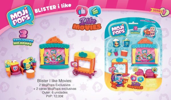 Mojipop Movies 6U - Juguetes coleccionables