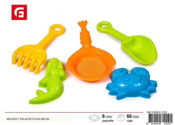 Moldes y palas de playa bolsa - Juguetes de verano
