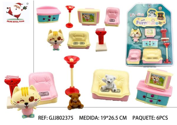 Muebles de salón para gatitos - Juguetes de animales