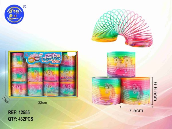 Muelle mágico en forma de unicornio 6.5 x 7.5 cm - Juguetes infantiles