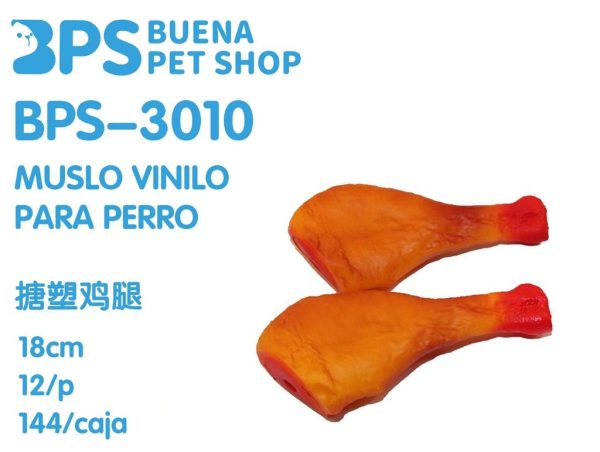 Muslo de vinilo para perro de 18 cm - Juguetes para perros y diversión canina