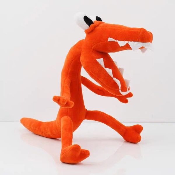 Muñeca arcoíris de dragón naranja - Juguete de peluche
