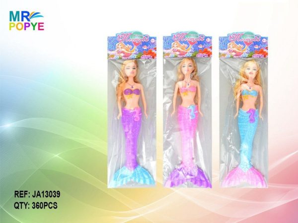 Muñeca sirena con luz 13 pulgadas - Línea de muñecas