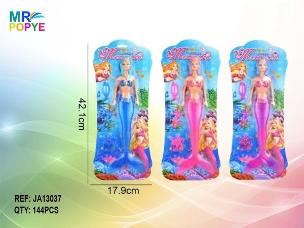 Muñeca sirena con luz 13.5 pulgadas - Línea de muñecas