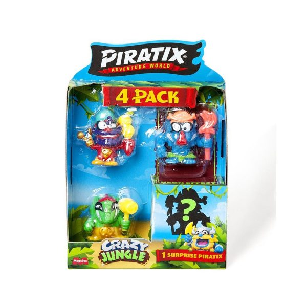 PIRATIX CRAZY JUNGLE - Four Pack - Juguetes de moda y coleccionables