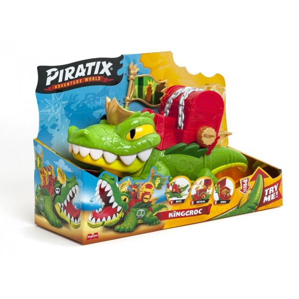PIRATIX CRAZY JUNGLE - King Croc - Juguetes de moda y coleccionables