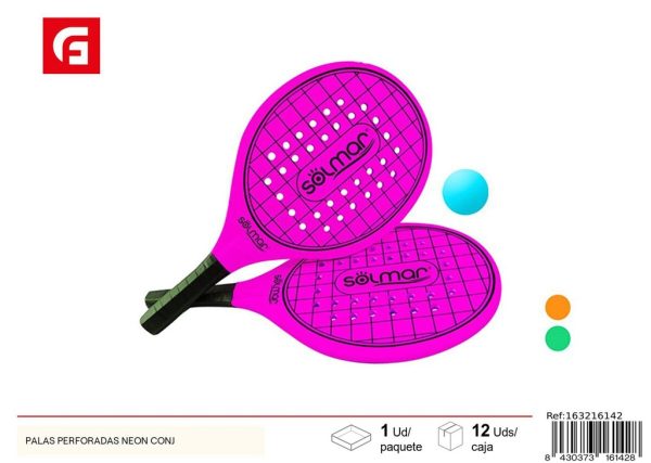 Palas perforadas Neon conjunto - Juguetes de playa