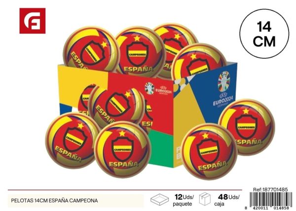 Pelota España Campeona de 14cm - Juguetes deportivos