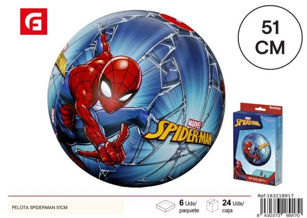 Pelota Spiderman 51 cm - Juguete acuático emocionante para niños
