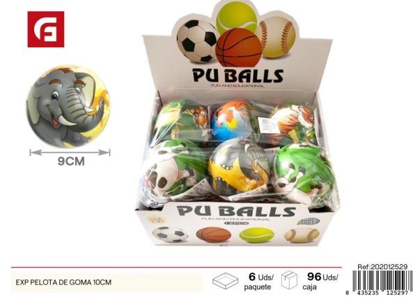 Pelota de goma 10 cm - Juguetes