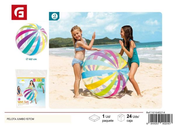 Pelota jumbo 107 cm - Juguetes inflables y entretenimiento veraniego